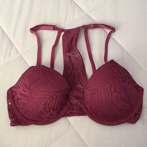 VS PINK lightly lined lace bra